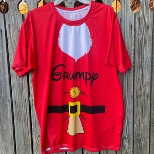 “Grumpy” Snow White & The Seven Dwarfs Custom Jersey T-Shirt Costume Size L